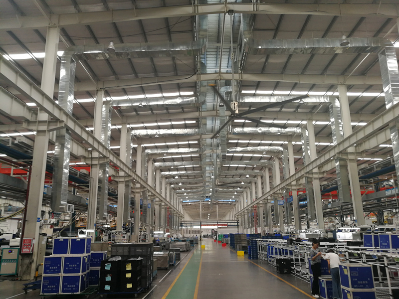 注塑車間通風(fēng)降溫